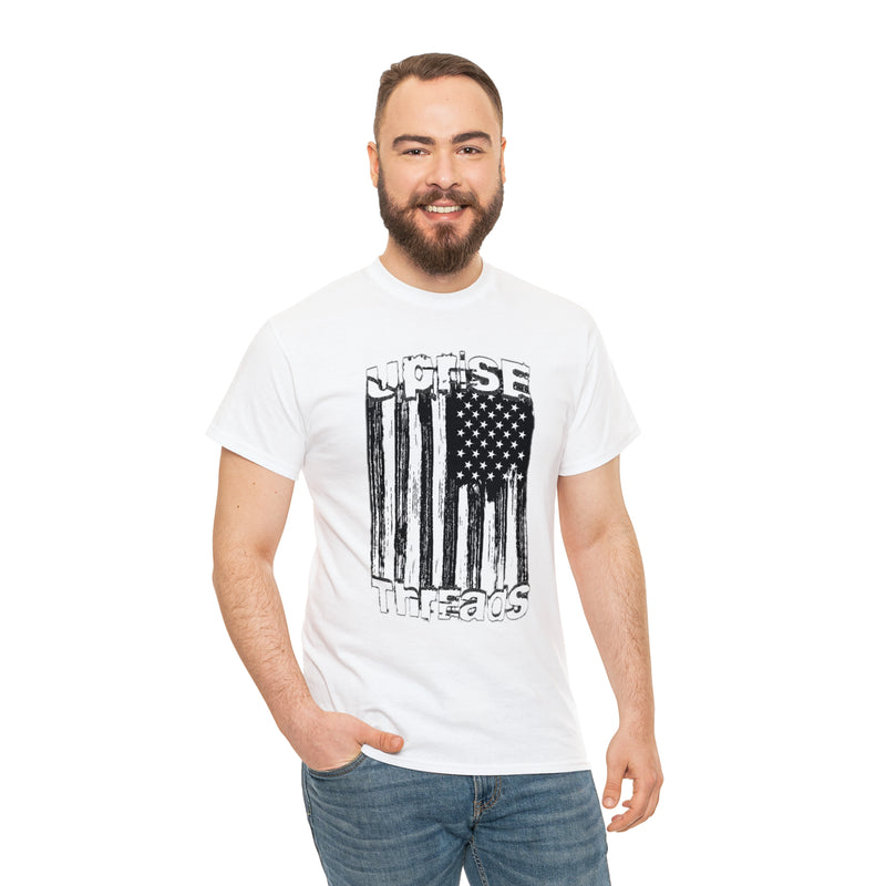 UT Distressed Flag T-shirt (White)