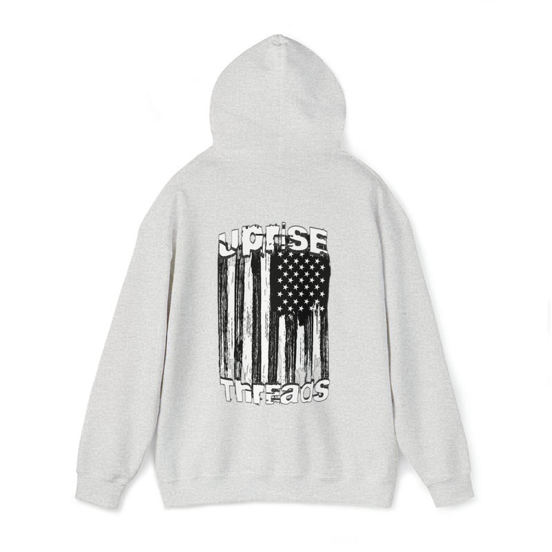 UT Distressed Flag Hoodie (Ash)