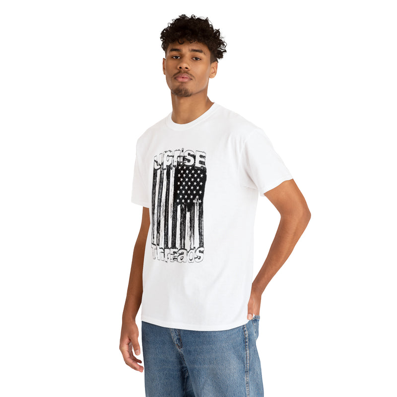 UT Distressed Flag T-shirt (White)