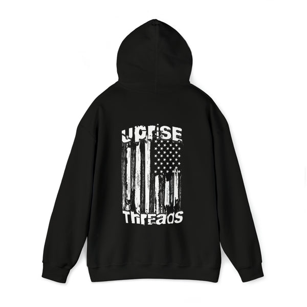 UT Distressed Flag Hoodie (Black)