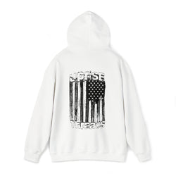 UT Distressed Flag Hoodie (White)