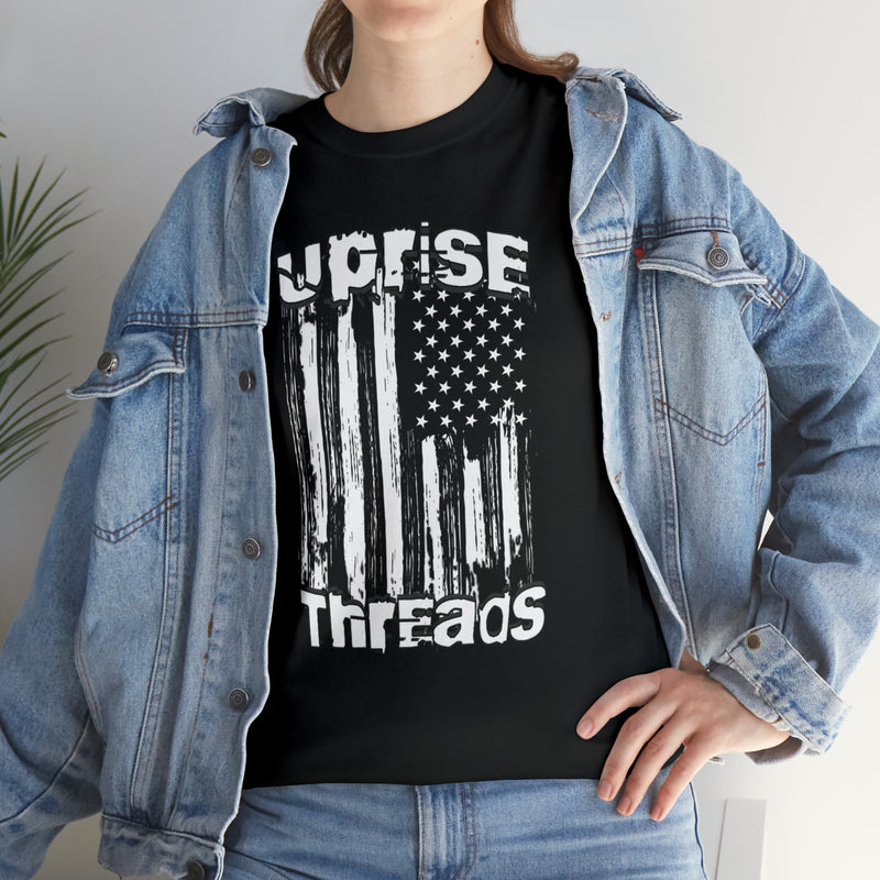 UT Distressed Flag T-shirt (Black)